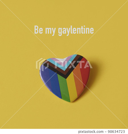 progress pride flag and text be my gaylentine progress pride flag and text be my gaylentine 98634723
