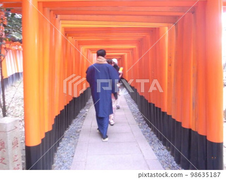 穿過鳥居 穿過鳥居 98635187