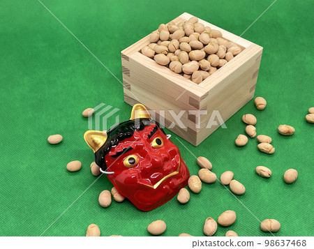 Setsubun-bean millet 98637468