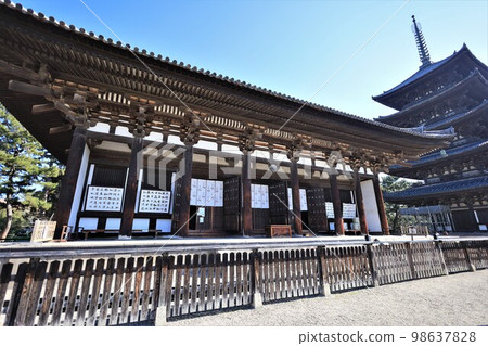 Kofuku-ji Temple East Golden Hall and Five-storied Pagoda (Nara City, Nara Prefecture) Kofuku-ji Temple East Golden Hall and Five-storied Pagoda (Nara City, Nara Prefecture) 98637828
