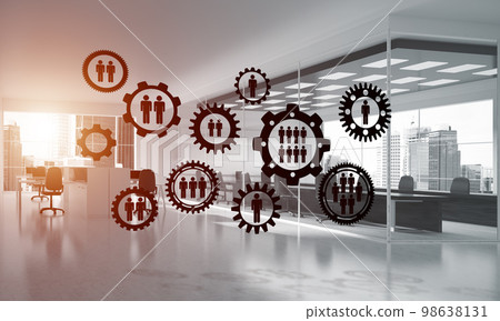 Networking and wireless connection as concept for effective modern business Networking and wireless connection as concept for effective modern business 98638131