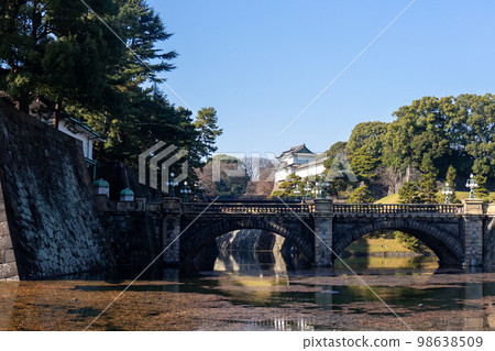 The double bridge of the Imperial Palace The double bridge of the Imperial Palace 98638509