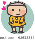 Kindergarten and Heart 02 [Boy] 98638834
