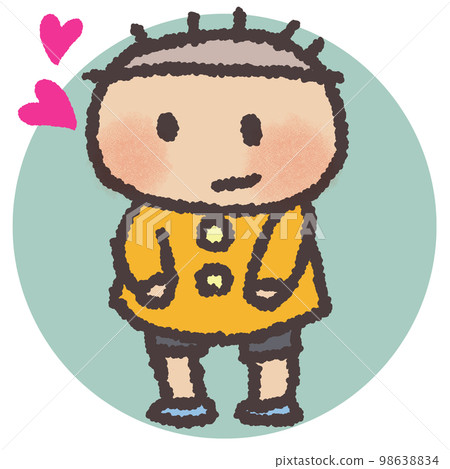 Kindergarten and Heart 02 [Boy] 98638834