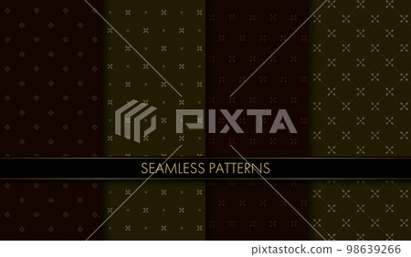 Set of seamless patterns Set of seamless patterns 98639266