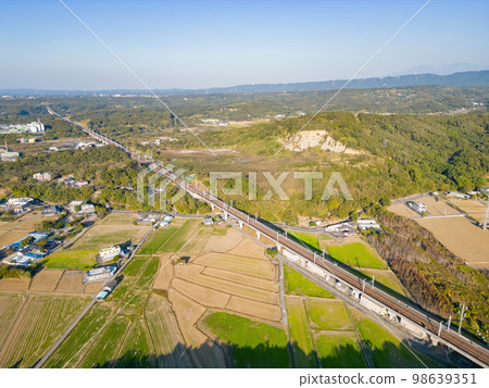 Aerial view of the landscape of Yuanli area Aerial view of the landscape of Yuanli area 98639351