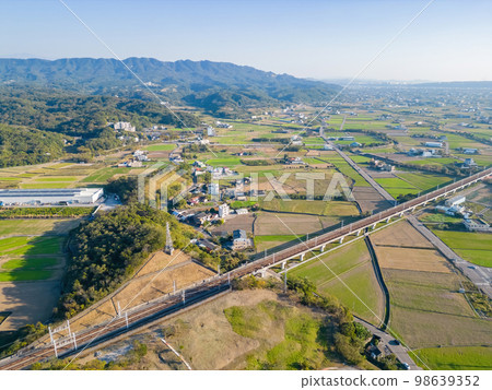 Aerial view of the landscape of Yuanli area Aerial view of the landscape of Yuanli area 98639352