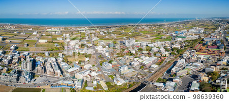 Aerial view of the landscape of Yuanli area Aerial view of the landscape of Yuanli area 98639360