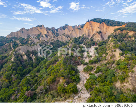 Aerial view of the Huoyan Shan Aerial view of the Huoyan Shan 98639366