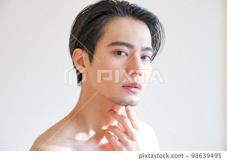 大鬍子男士美容藝術化妝脫髮梳妝鬍子時尚 98639495