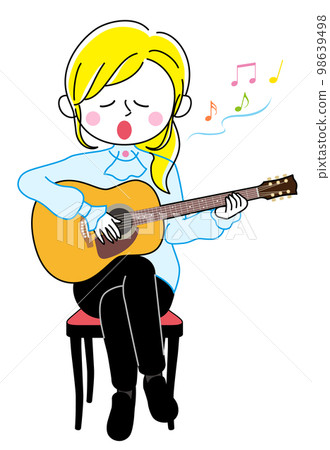 彈吉他的女人 彈吉他的女人 98639498