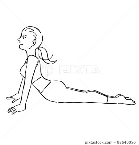 女上犬式上犬式瑜伽 98640050