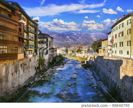 Rovereto - beautiful historic town in Trentino-Alto Adige , northern region of Italy. 98640795
