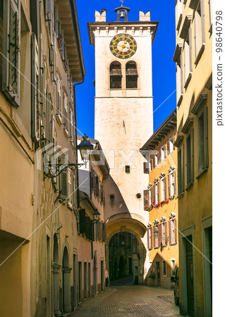 Rovereto - beautiful medieval town in Trentino-Alto Adige , northern region of Italy. 98640798