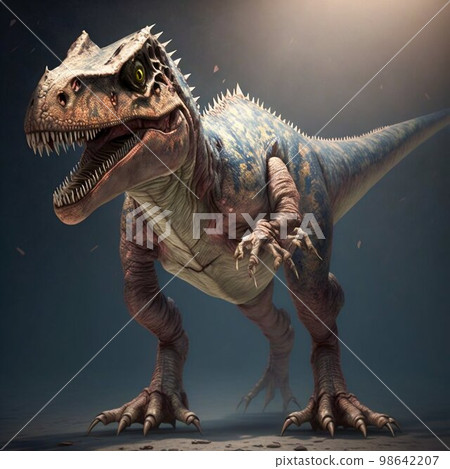 Tyrannosaurus rex dinosaur. Generative AI 98642207