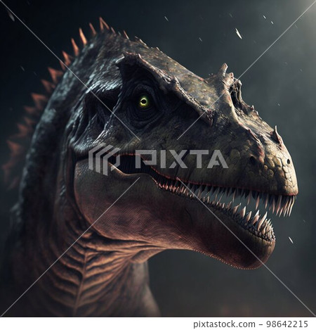 Tyrannosaurus rex dinosaur. Generative AI Tyrannosaurus rex dinosaur. Generative AI 98642215