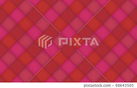 pink and red rhombus plaid plaid valentine's day smudge texture vector background seamless pattern 98643505