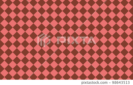 Strawberry chocolate cookie color rhombus plaid plaid valentine vector background seamless pattern 98643513