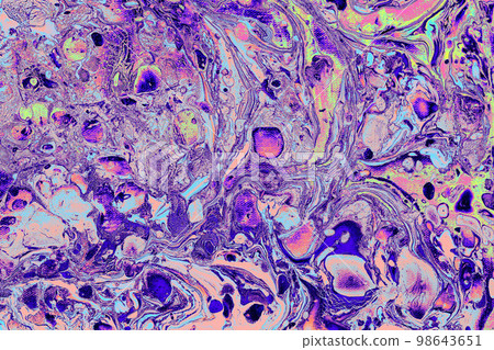 Abstract marbling art patterns as colorful background Abstract marbling art patterns as colorful background 98643651