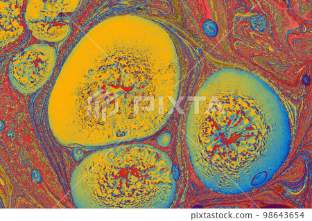 Abstract marble pattern texture. Traditional art of Ebru marbling 98643654