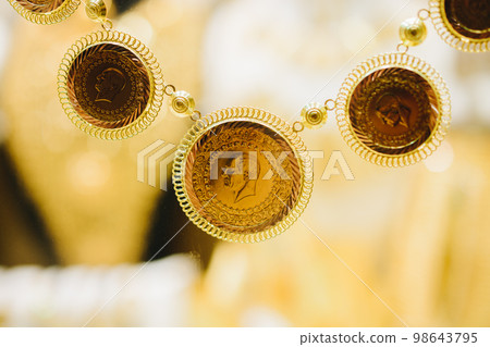 Turkish Gold Coins in view Turkish Gold Coins in view 98643795