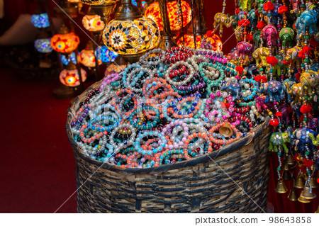 Bracelet made of colorful material 98643858