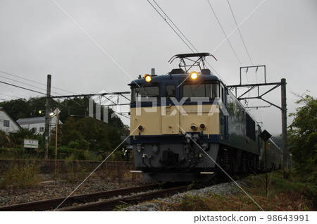 Shinonoi Line Sakakita Station Cassiopeia Shinshu EF64 Shinonoi Line Sakakita Station Cassiopeia Shinshu EF64 98643991