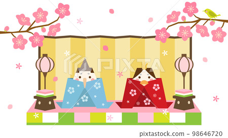 以摺紙娃娃為靈感的 Hinamatsuri 插圖(16:9 縱橫比版) 以摺紙娃娃為靈感的 Hinamatsuri 插圖(16:9 縱橫比版) 98646720