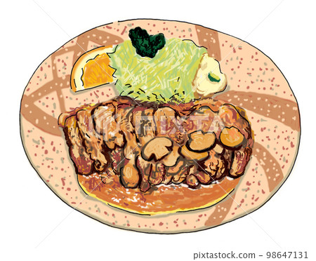 Chicken saute 98647131