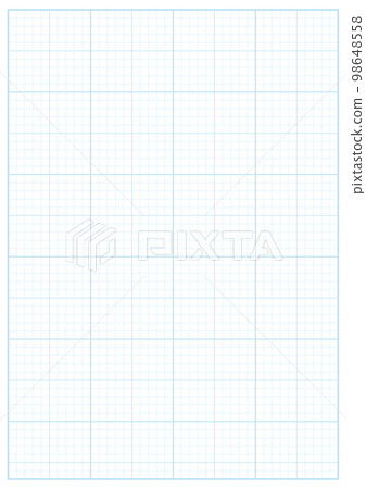 Graph paper A4 size 5mm grid blue 98648558