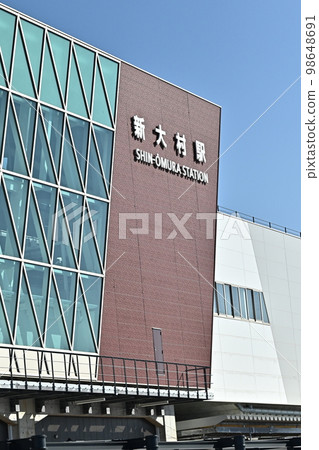 新大村站(西九州新幹線:空白背景) 新大村站(西九州新幹線:空白背景) 98648691
