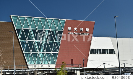 新大村站(西九州新幹線:空白背景) 新大村站(西九州新幹線:空白背景) 98648698