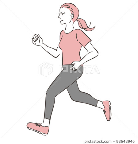 Female jogging Female jogging 98648946