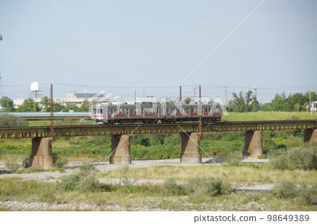 富山地方鐵道常願寺川鐵道橋地方列車 17480 98649389