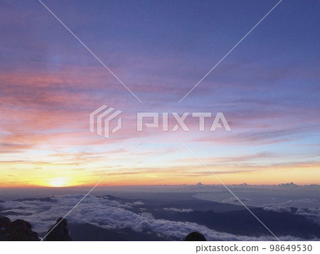 Sunrise taken from the summit of Mt.Fuji Sunrise taken from the summit of Mt.Fuji 98649530