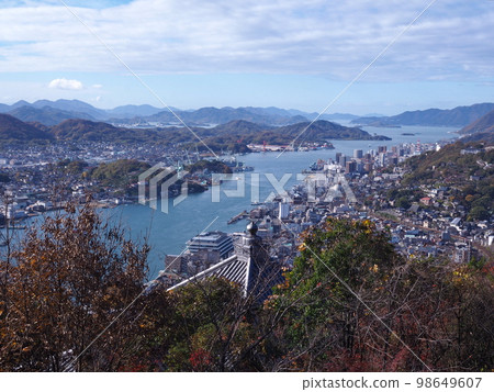 從淨土寺山展望台看到的尾道海峽 98649607