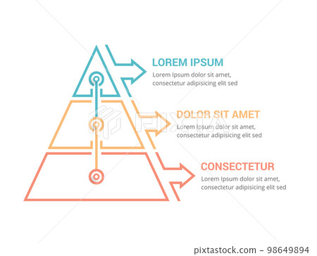 Pyramid Infographics Pyramid Infographics 98649894