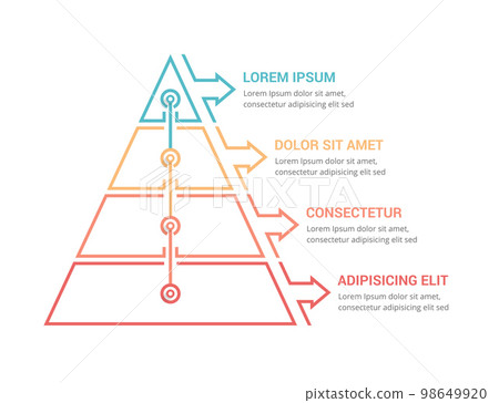 Pyramid Infographics 98649920