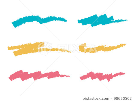 Hand drawn style line set Hand drawn style line set 98650502
