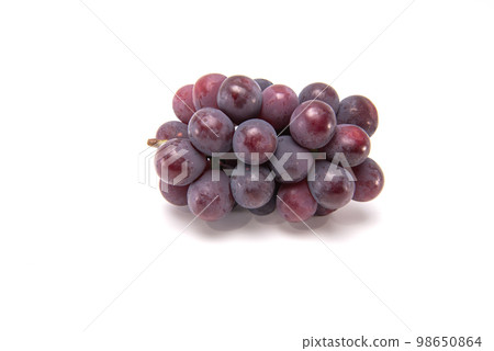 Bunch of japanese grape isolated on white background. 98650864
