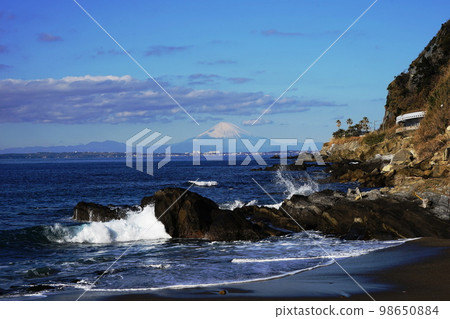 Mt.Fuji Thirty-six Views Boshu Hotano Coast January Kyonan-cho 14 Mt. Fuji and Hota Coast Mt.Fuji Thirty-six Views Boshu Hotano Coast January Kyonan-cho 14 Mt. Fuji and Hota Coast 98650884