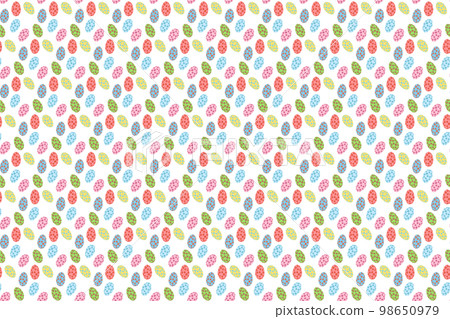 Pattern background material in which eggs with patterns are arranged Pattern background material in which eggs with patterns are arranged 98650979