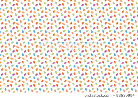Pattern background material in which eggs with patterns are arranged 98650994