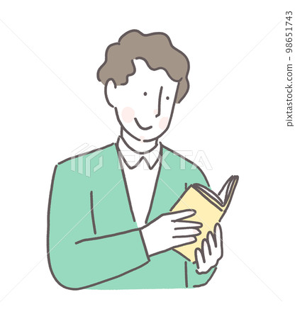 adult reading 98651743