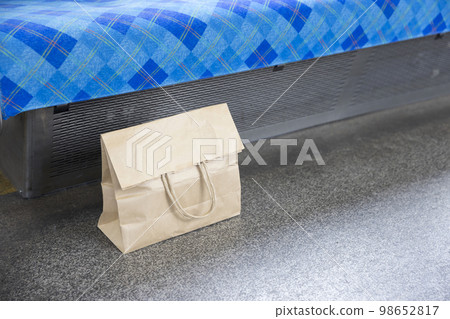Suspicious object image placed on the train Suspicious object image placed on the train 98652817