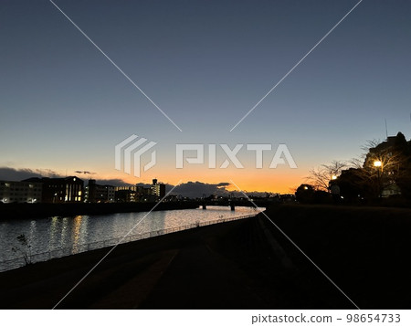 大阪的黃昏 98654733