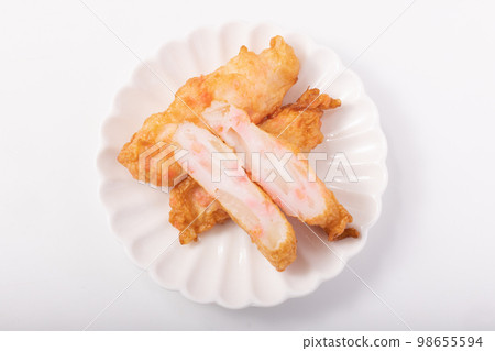 Deep-fried Red Ginger and Onions (Hanpen-age) 98655594