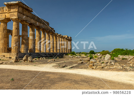 Remains of Greek temples Remains of Greek temples 98656228