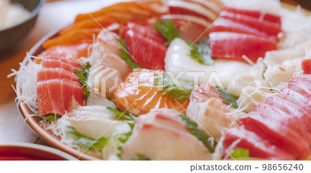 Fresh sashimi seafood fish Fresh sashimi seafood fish 98656240