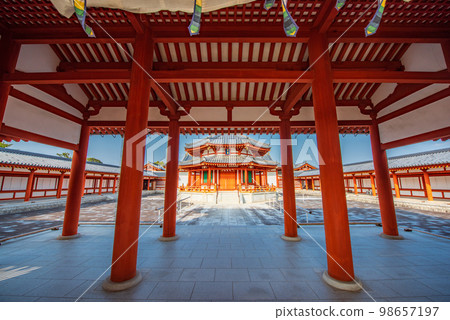 Yakushiji Temple Genjo Sanzoin Garan Hakkakuendo Yakushiji Temple Genjo Sanzoin Garan Hakkakuendo 98657197